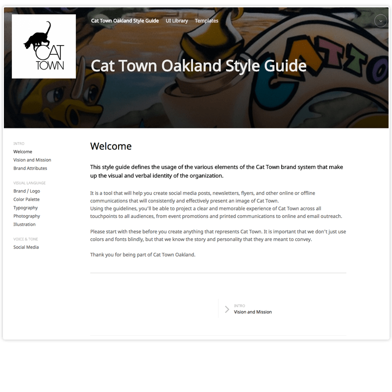 Cat Town Style Guide